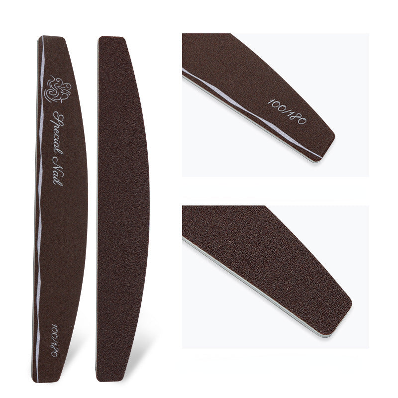 5 PCS  Nail File Set - Includes Sponge File, Emery File, and Wooden File for Manicures