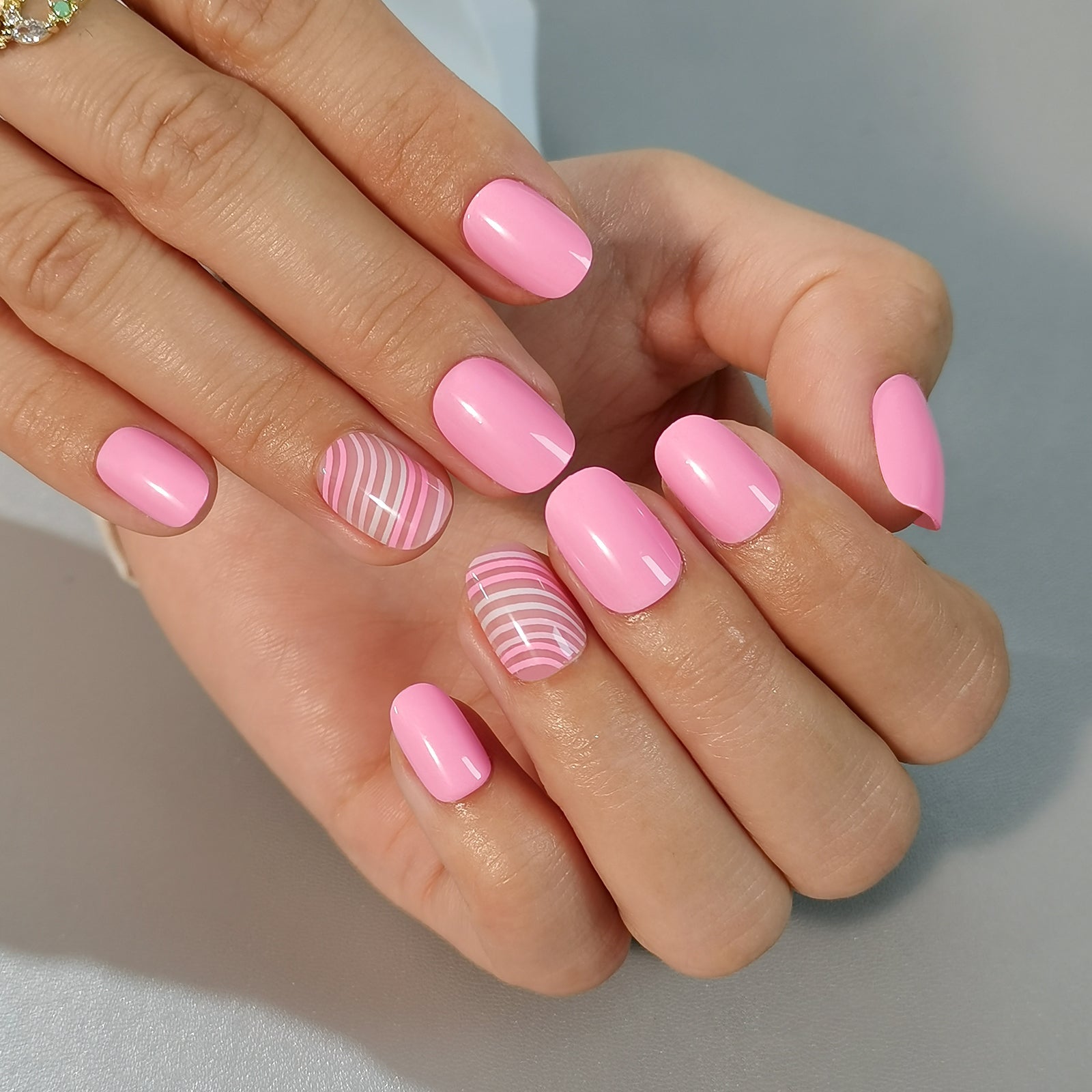 Gel Press On Nails 16 Sizes-32 Pcs Kit X004PR30JD