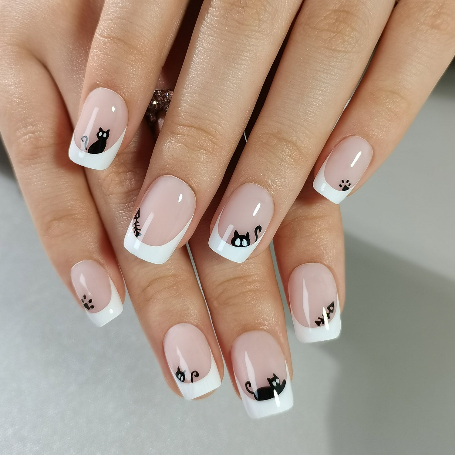 Press On Nails 12 Sizes-24 Pcs Kit X004JJ55DB