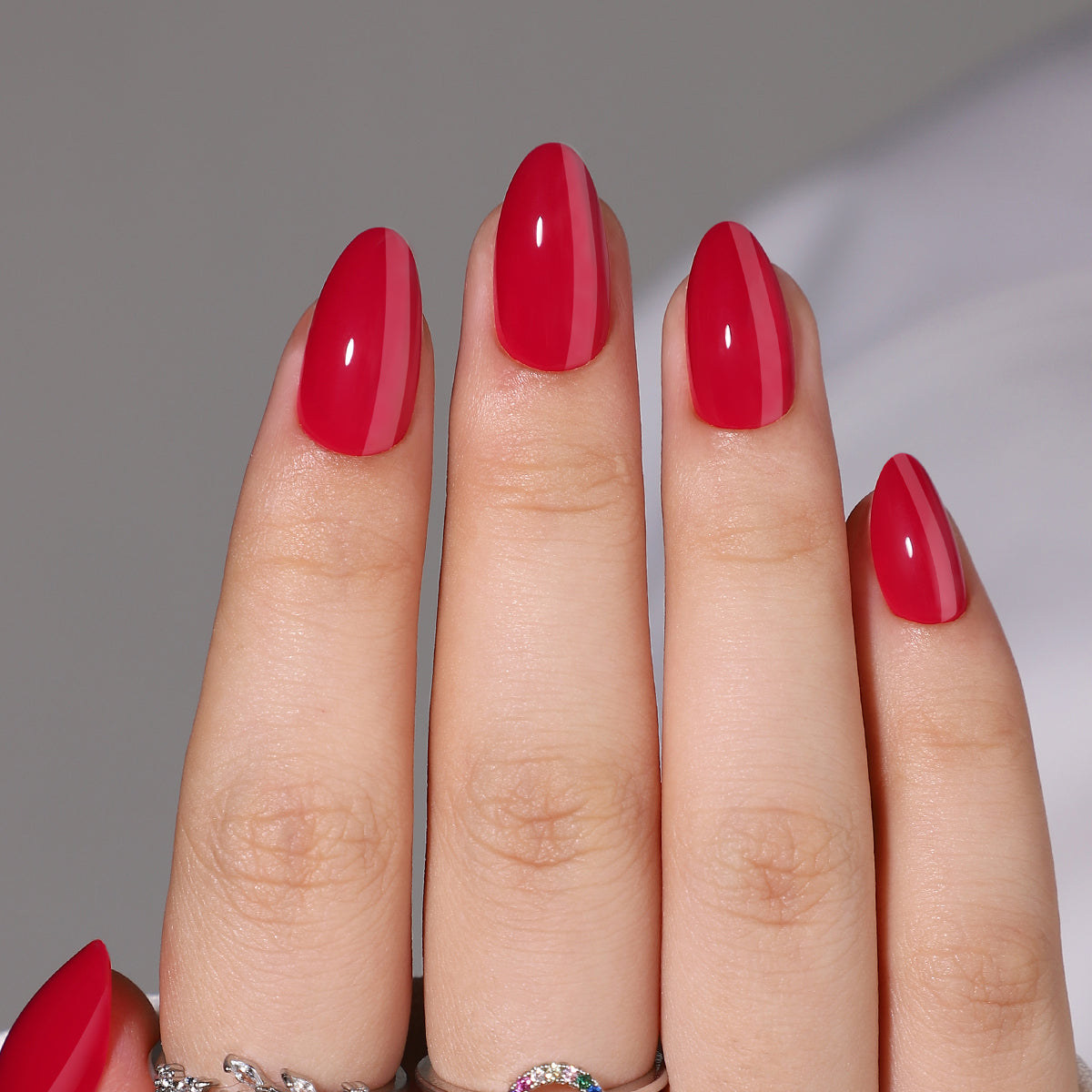 Gel Press On Nails 16 Sizes-32 Pcs Kit A017