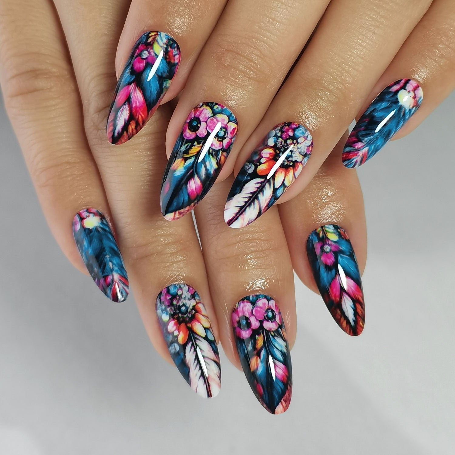 Gel Press On Nails 16 Sizes-32 Pcs Kit X004LPXOLN