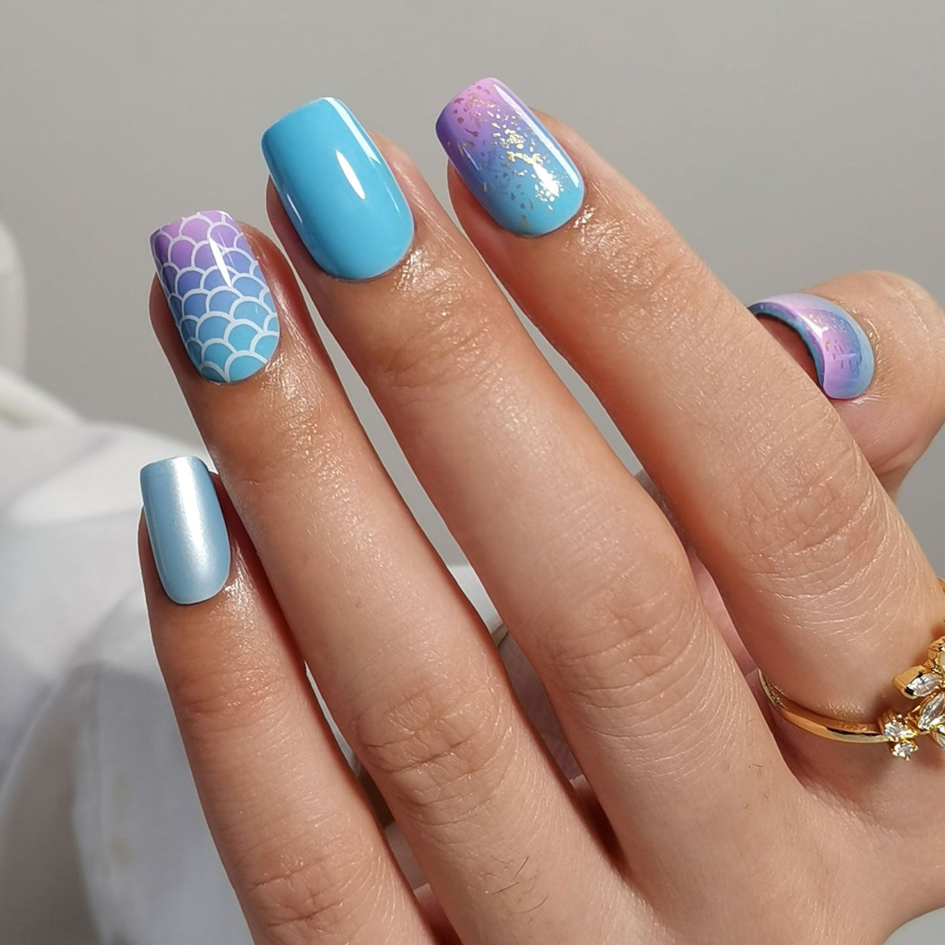 Gel Press On Nails 16 Sizes-32 Pcs Kit X004P3SEN9