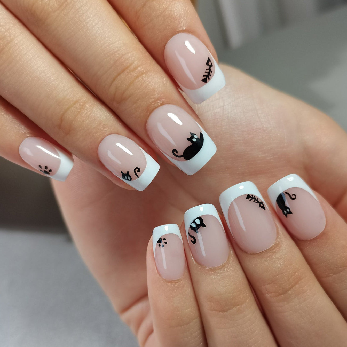 Press On Nails 12 Sizes-24 Pcs Kit X004JJ55DB