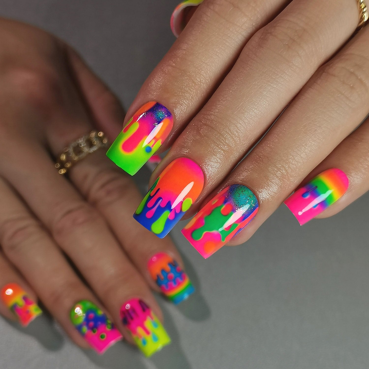 Gel Press On Nails 16 Sizes-32 Pcs Kit X004LBOO2Z