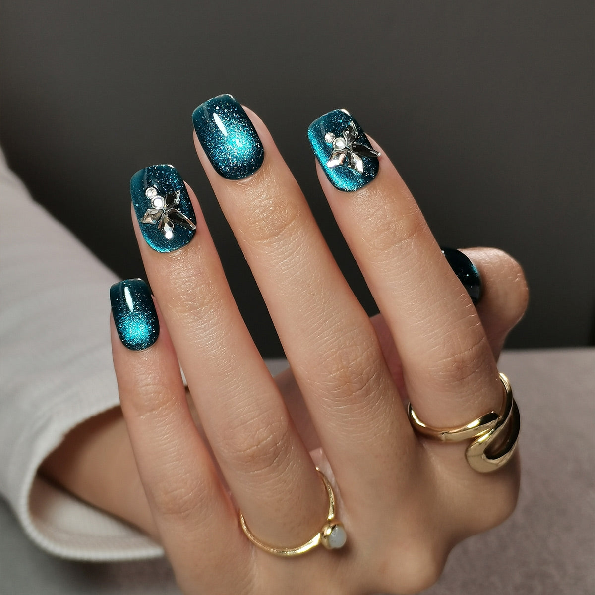 15 Sizes-30 Pcs Acrylic Press On Nails XNMY246