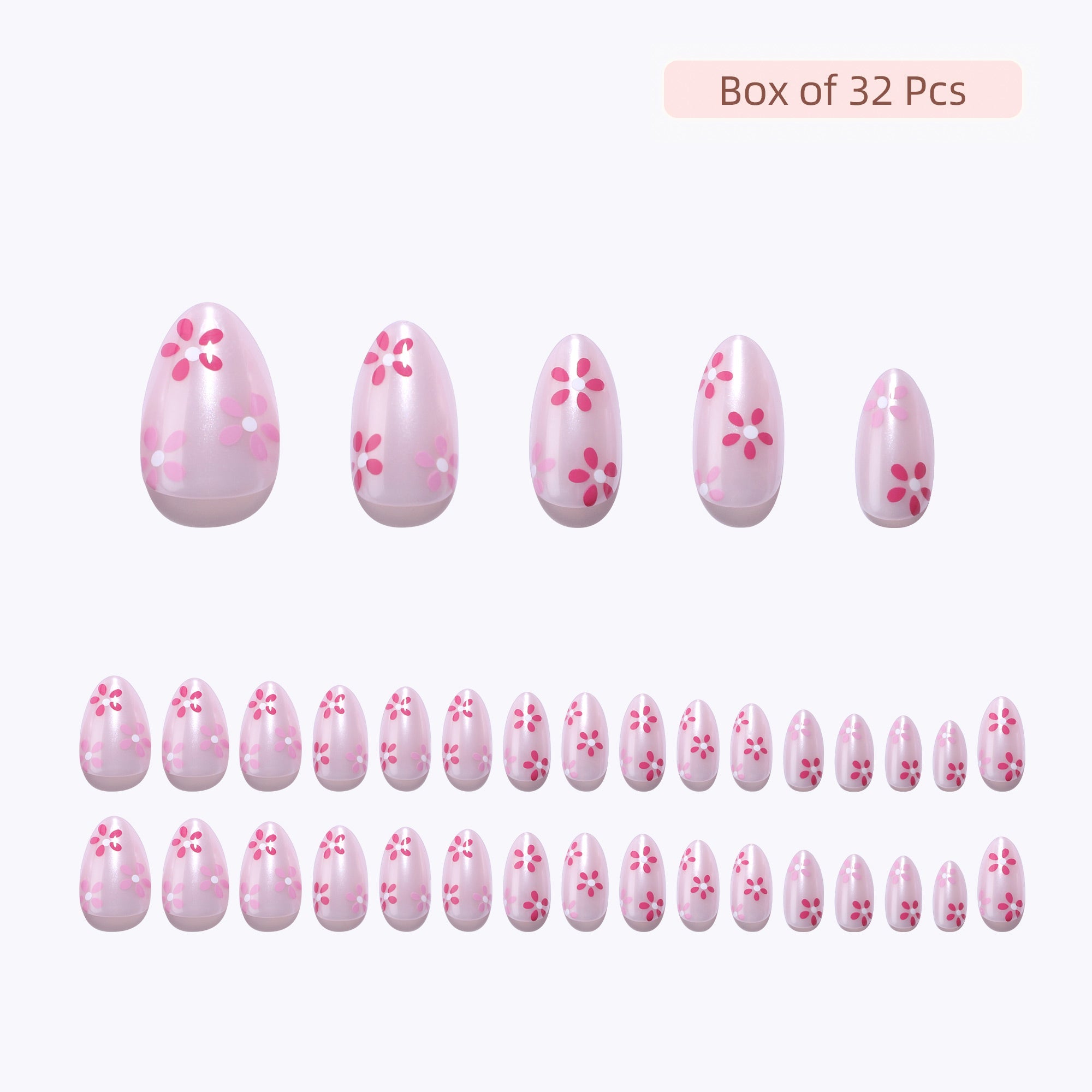 15 Sizes-30 Pcs Acrylic Press On Nails XNPH1985