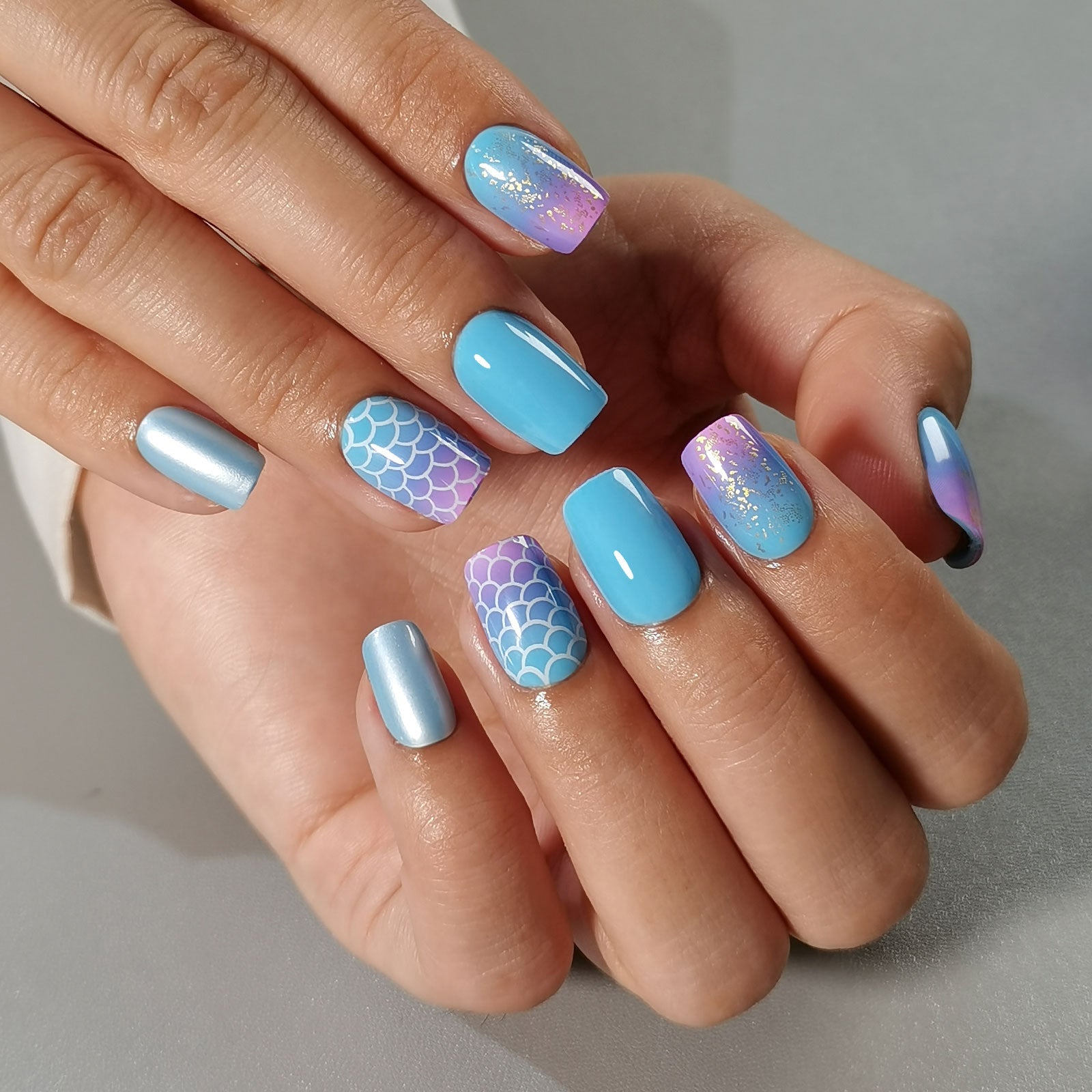 Gel Press On Nails 16 Sizes-32 Pcs Kit X004P3SEN9