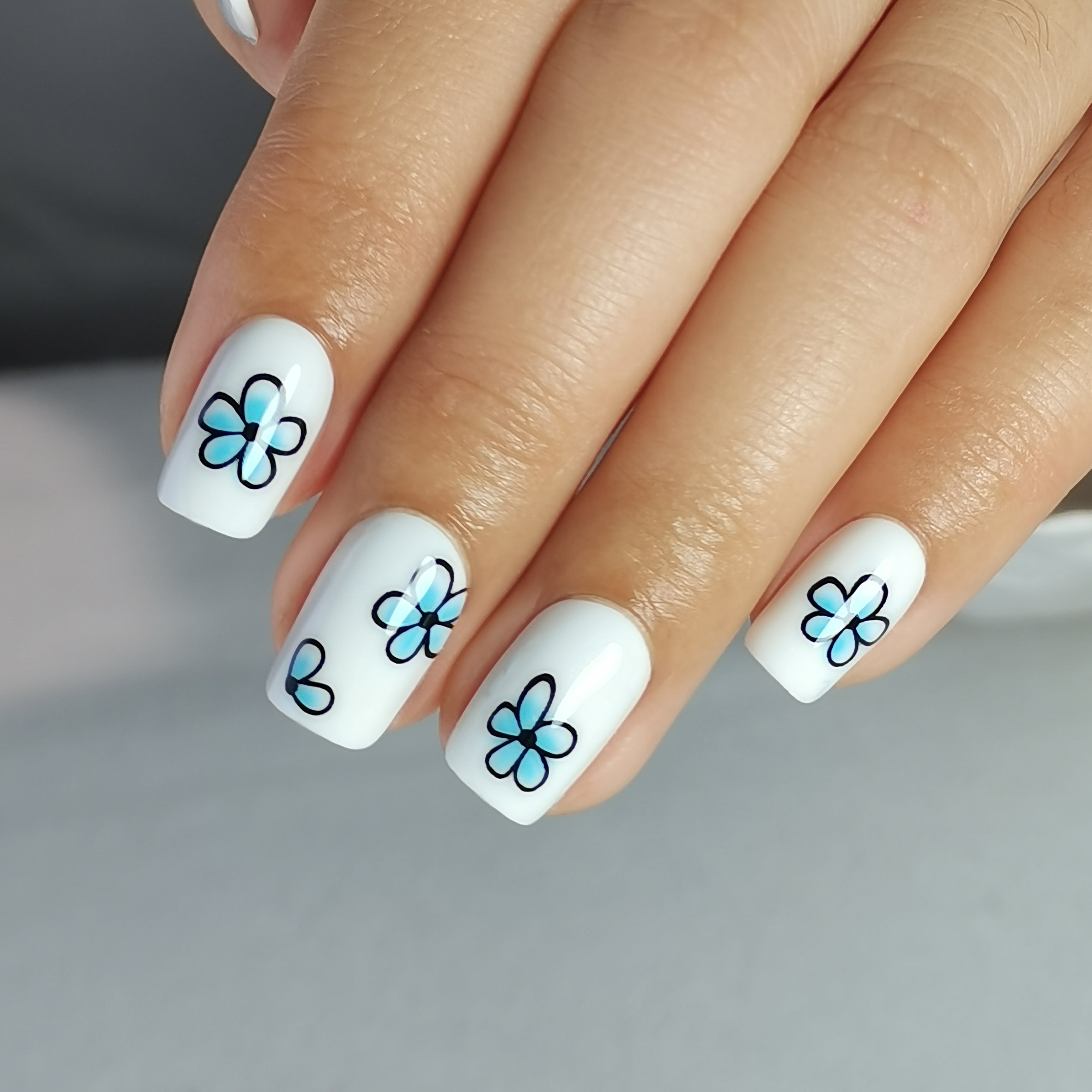 15 Sizes-30 Pcs Acrylic Press On Nails XNPH2056