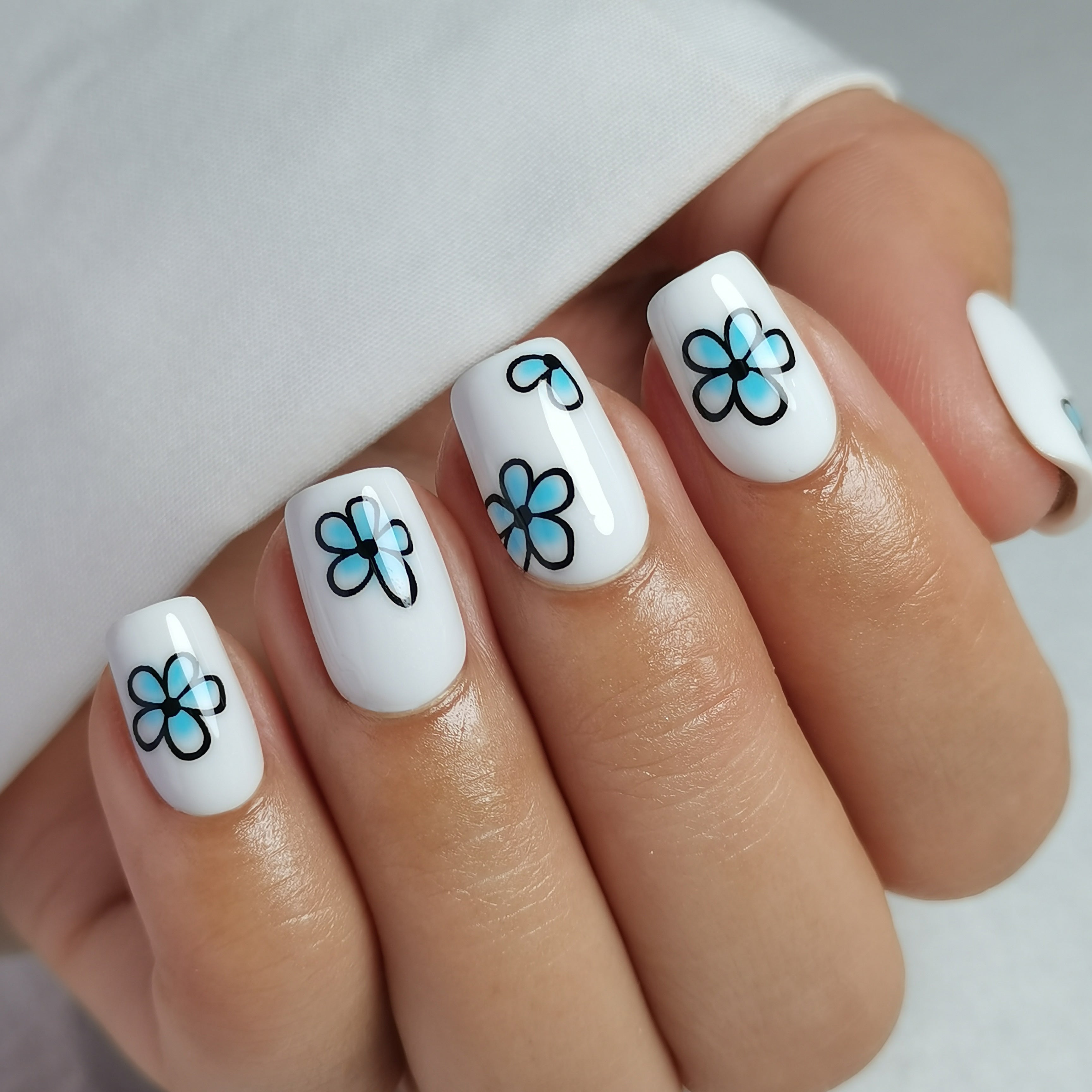 15 Sizes-30 Pcs Acrylic Press On Nails XNPH2056