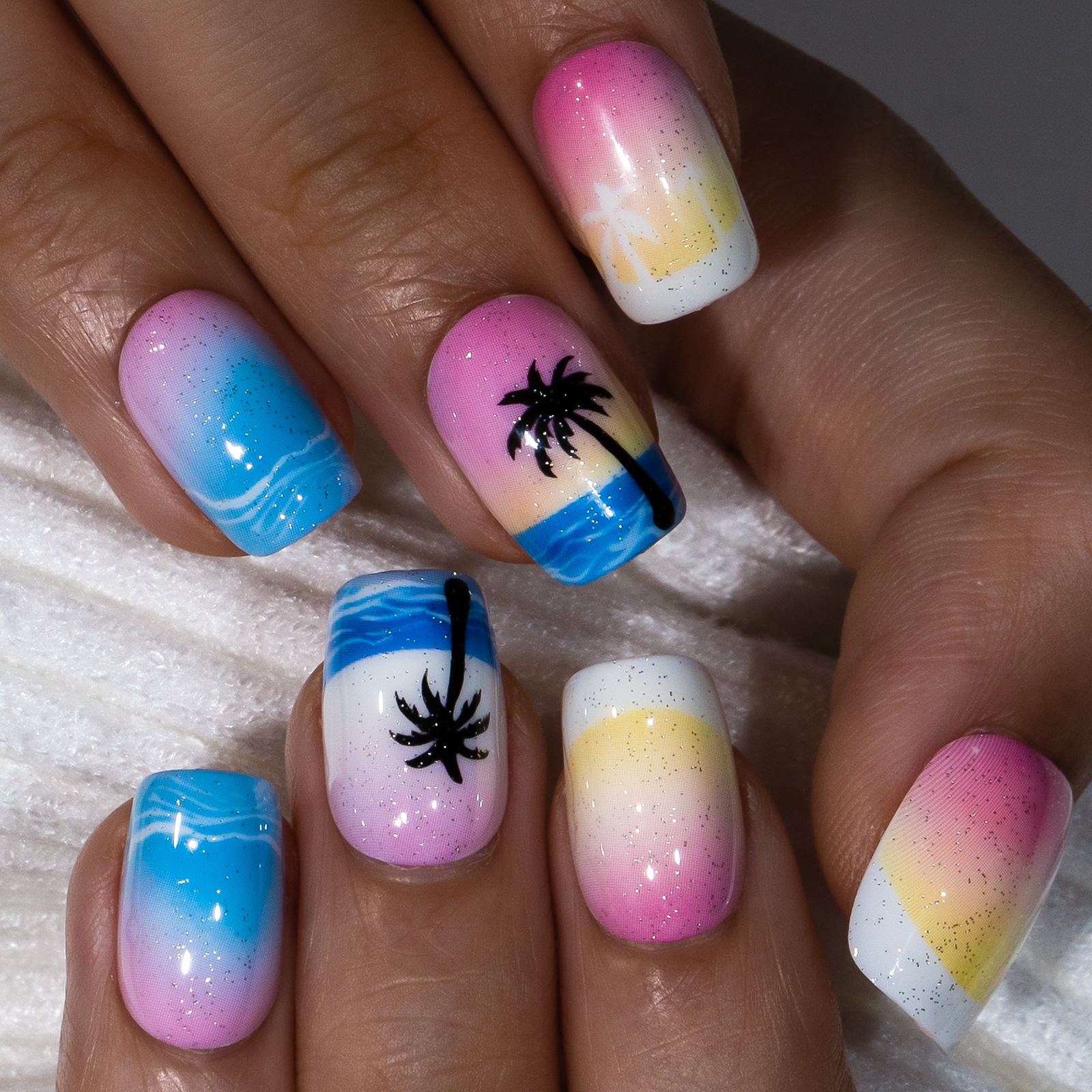 Gel Press On Nails 16 Sizes-32 Pcs Kit X004O3JIMV