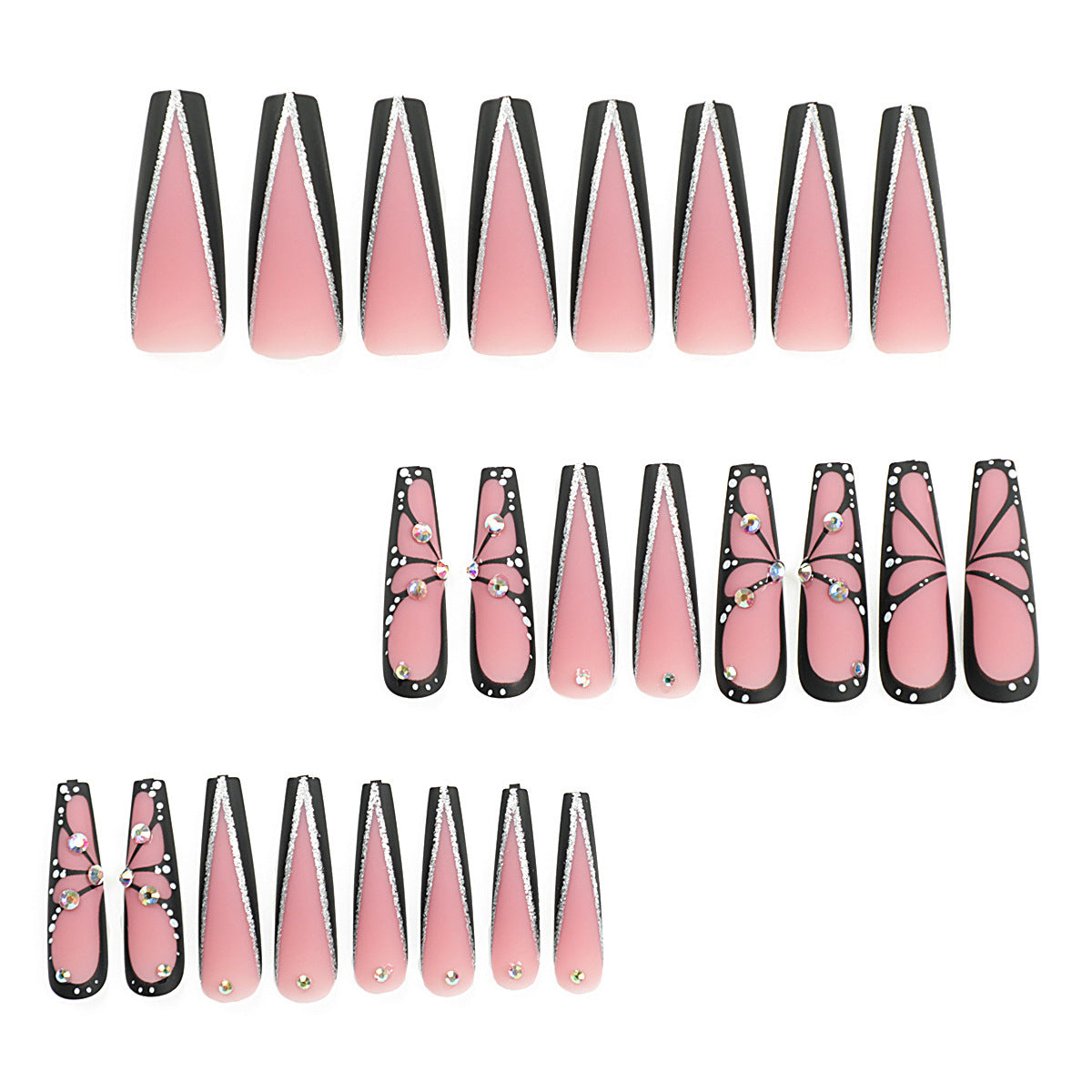 24pcs/Set Press On NailsJP2763