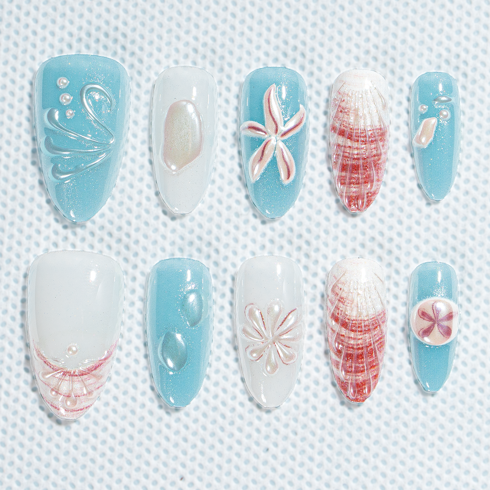 15 Sizes-30 Pcs 3D Press On nails tk3d04