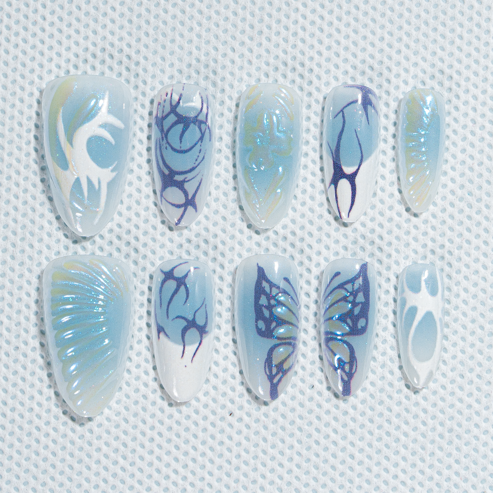 15 Sizes-30 Pcs 3D Press On nails tk3d06