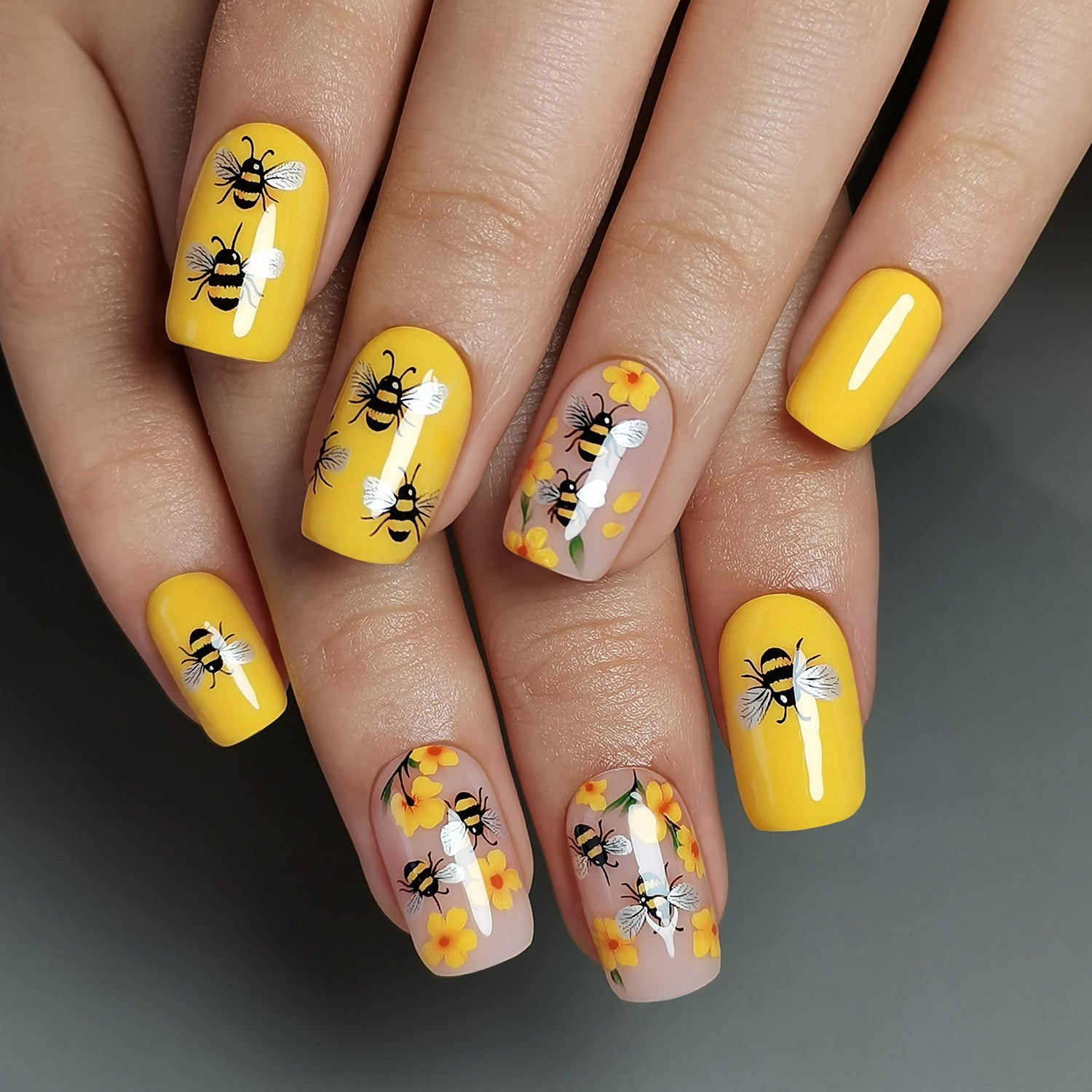 Gel Press On Nails 16 Sizes-32 Pcs Kit X004LBNHAP