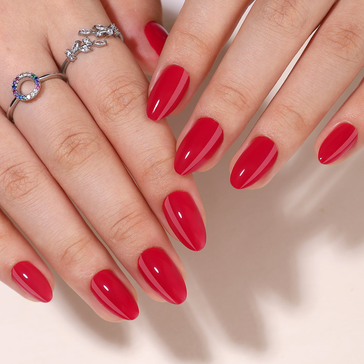 Gel Press On Nails 16 Sizes-32 Pcs Kit A017