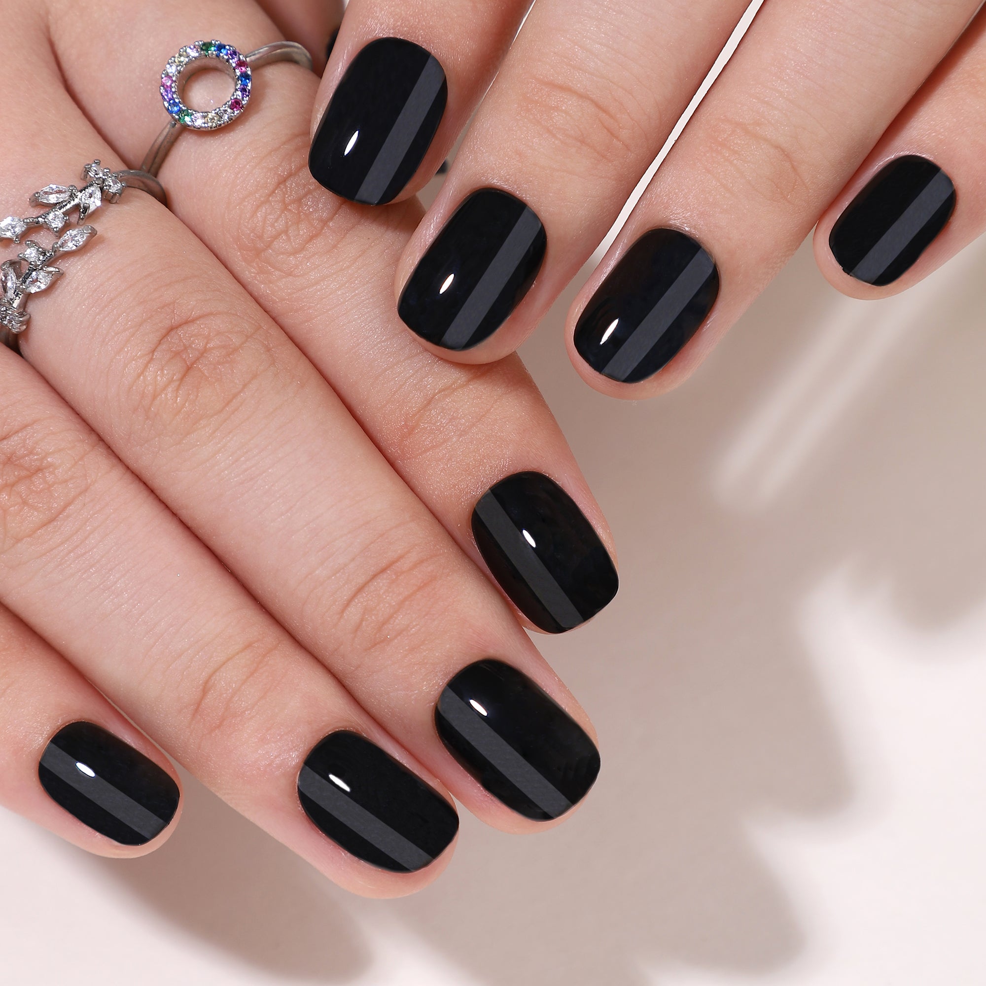 Gel Press On Nails 16 Sizes-32 Pcs Kit H001 SH-4