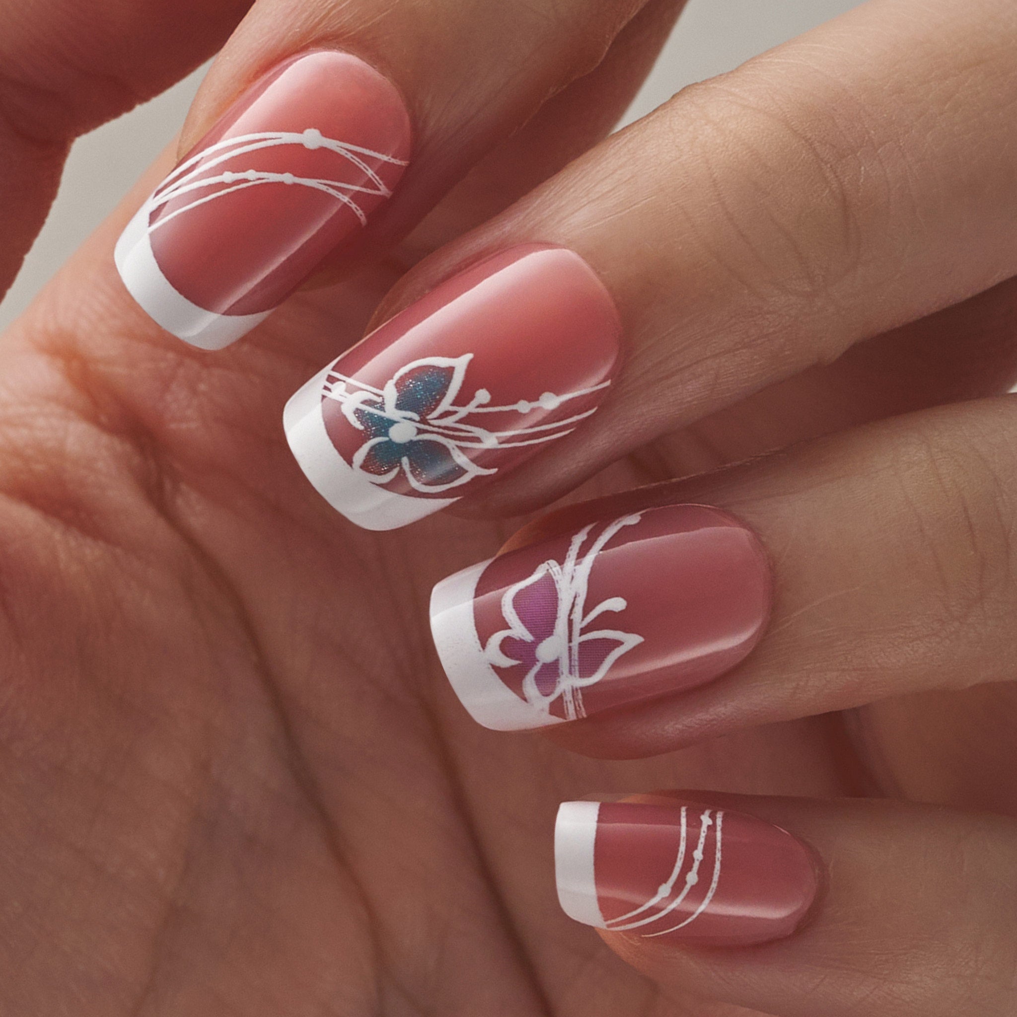 15 Sizes-30 Pcs Acrylic Press On Nails X0045FDAI1