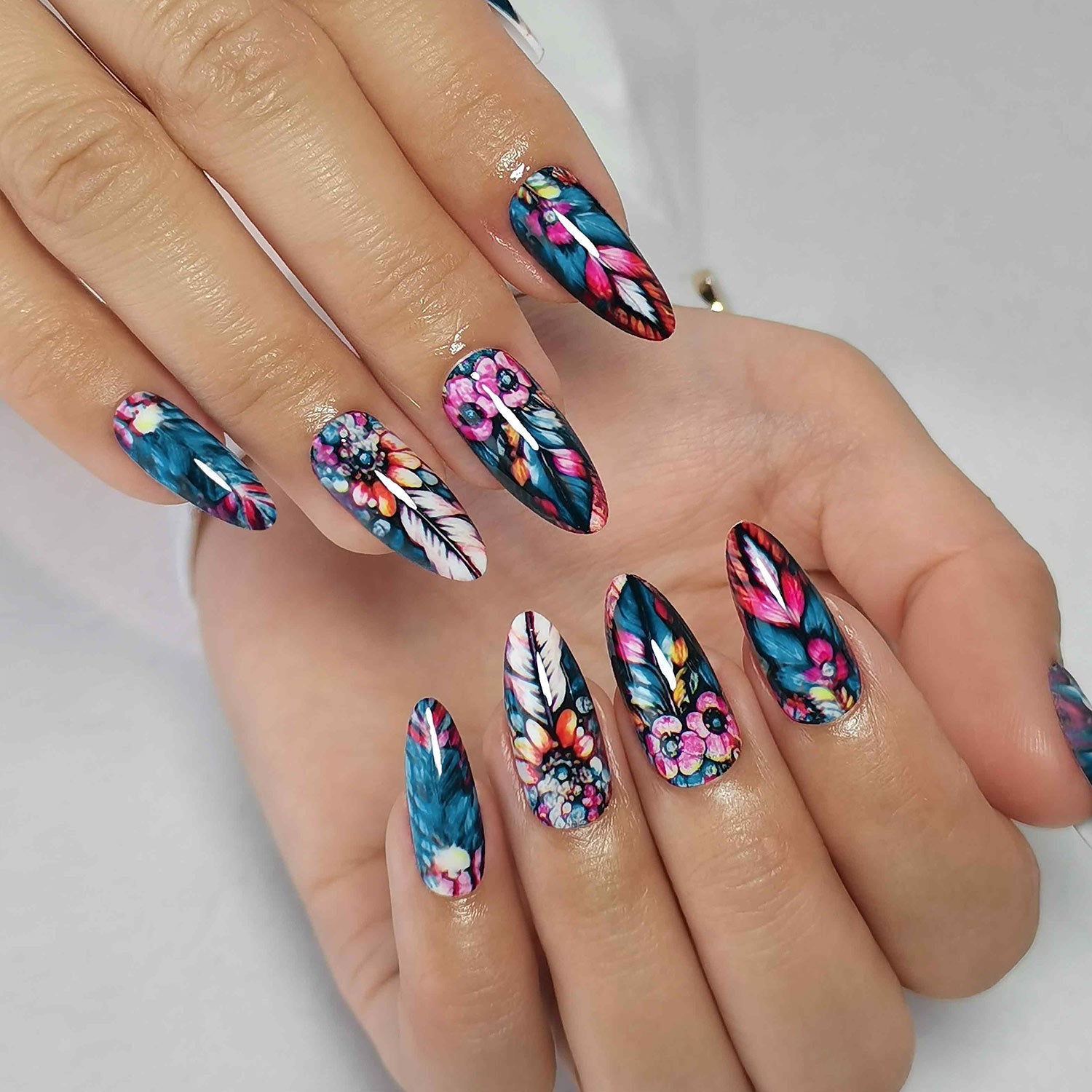 Gel Press On Nails 16 Sizes-32 Pcs Kit X004LPXOLN