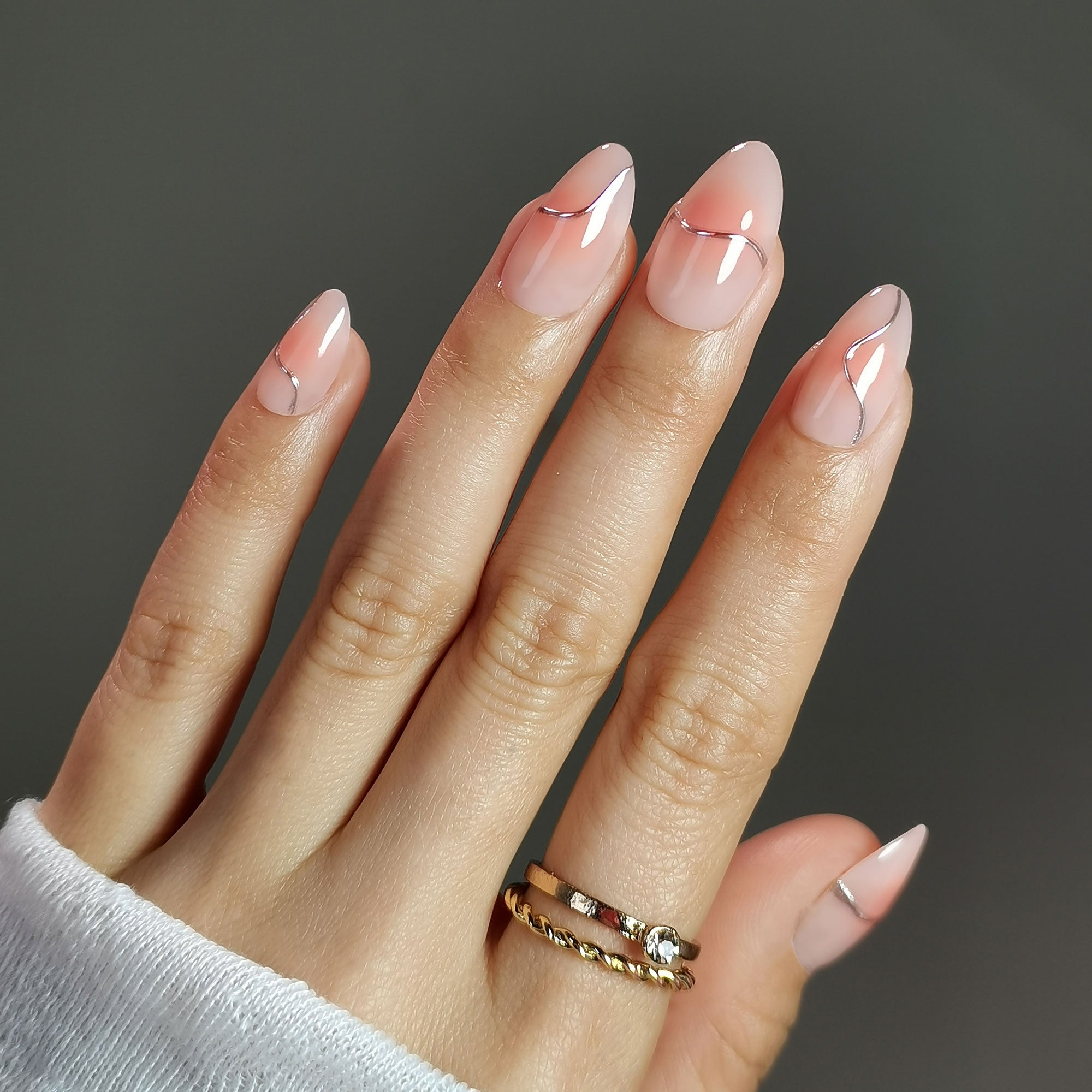 15 Sizes-30 Pcs Acrylic Press On Nails XN3DPH027