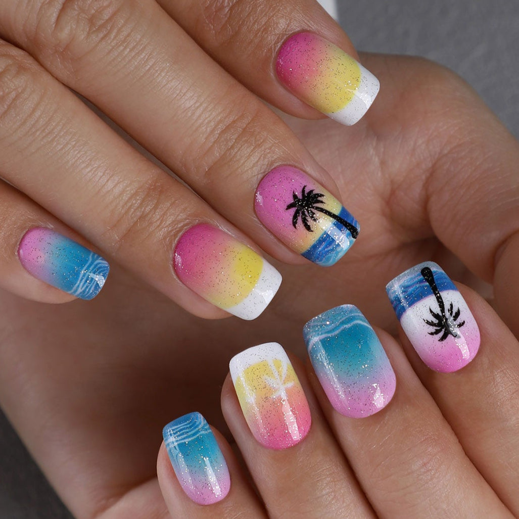 Gel Press On Nails 16 Sizes-32 Pcs Kit X004O3JIMV