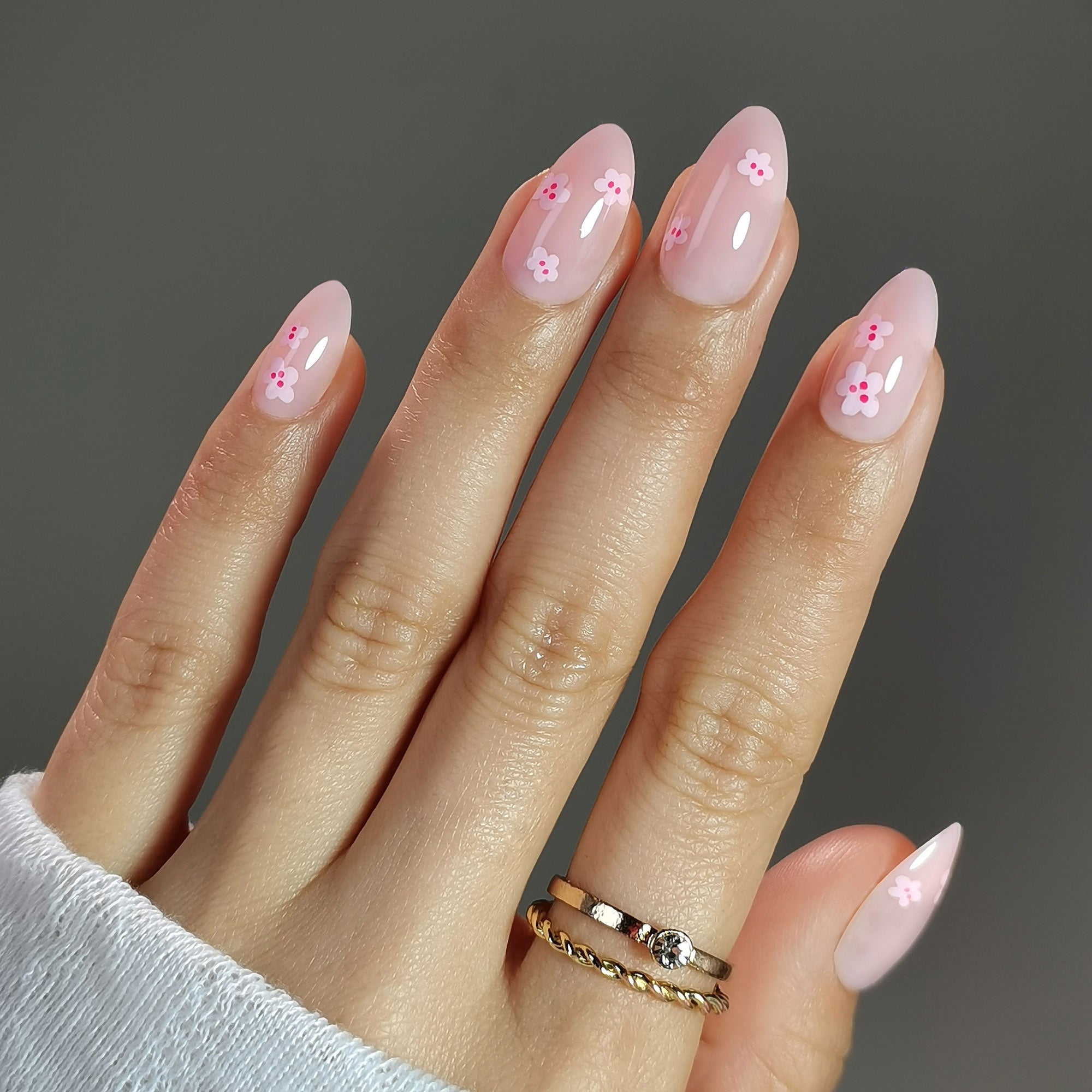 15 Sizes-30 Pcs Acrylic Press On Nails XNPH1988