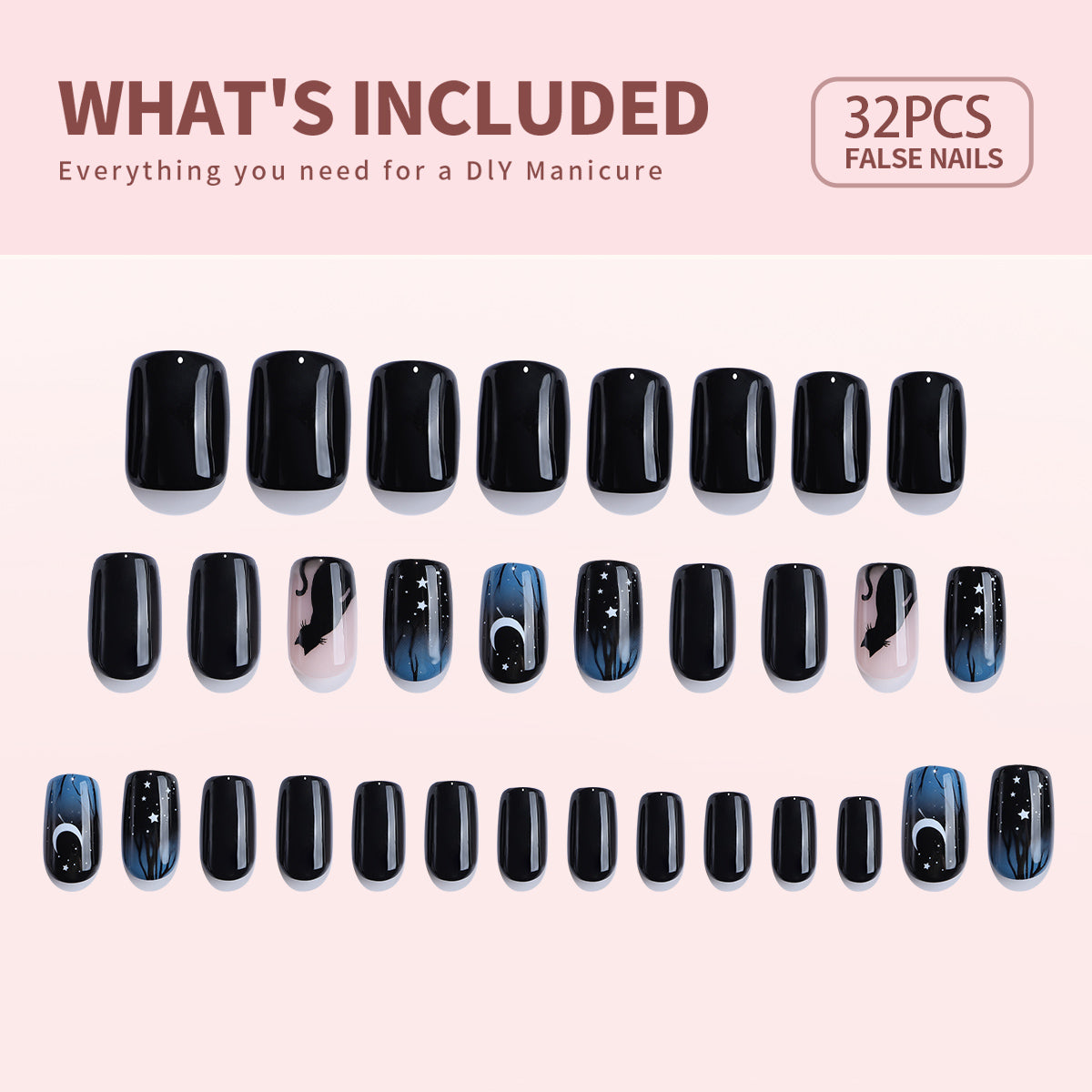 Weekly deals Gel Press On Nails 16 Sizes-32 Pcs Kit X004O2YVLP