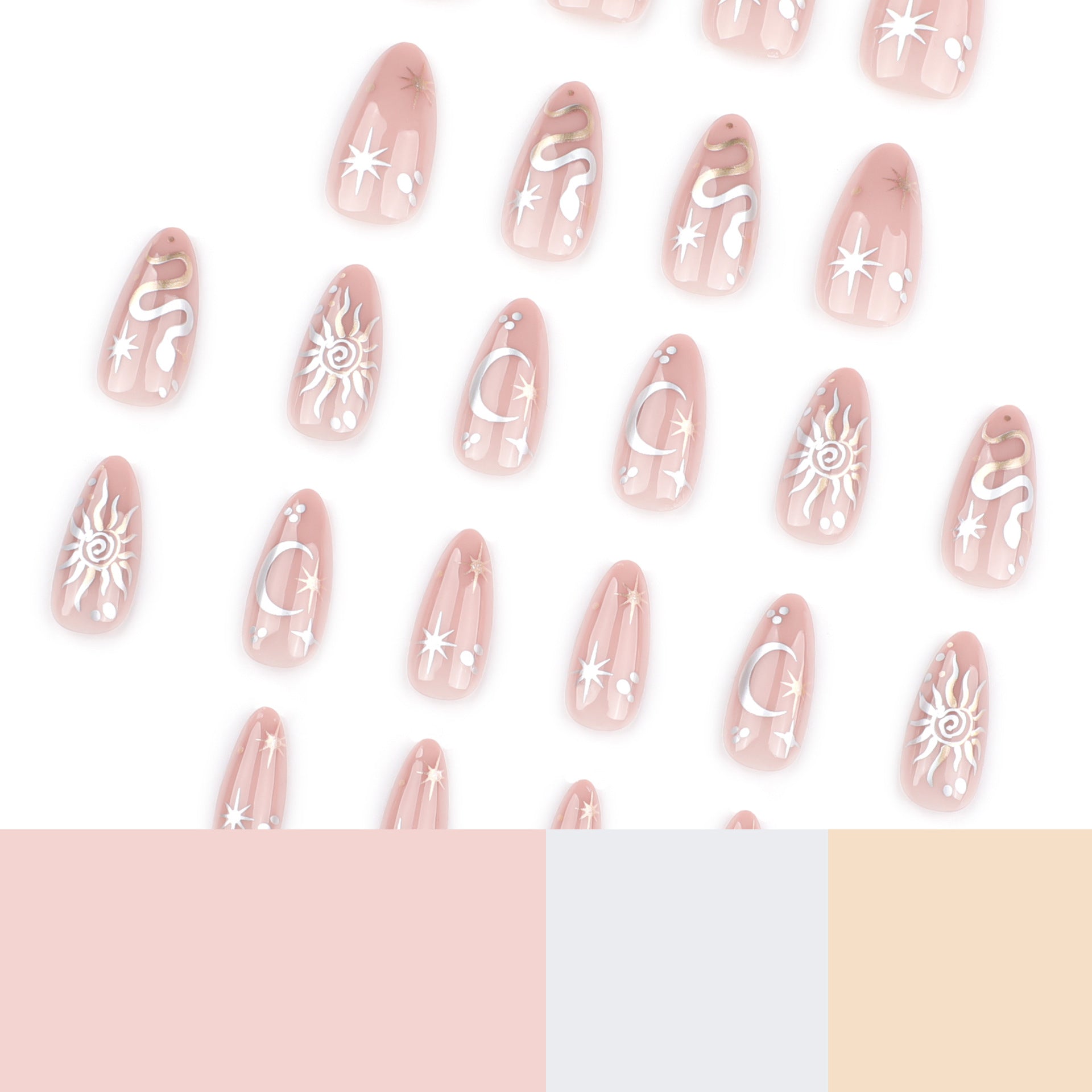 24pcs/Set Press On Nails JP3676