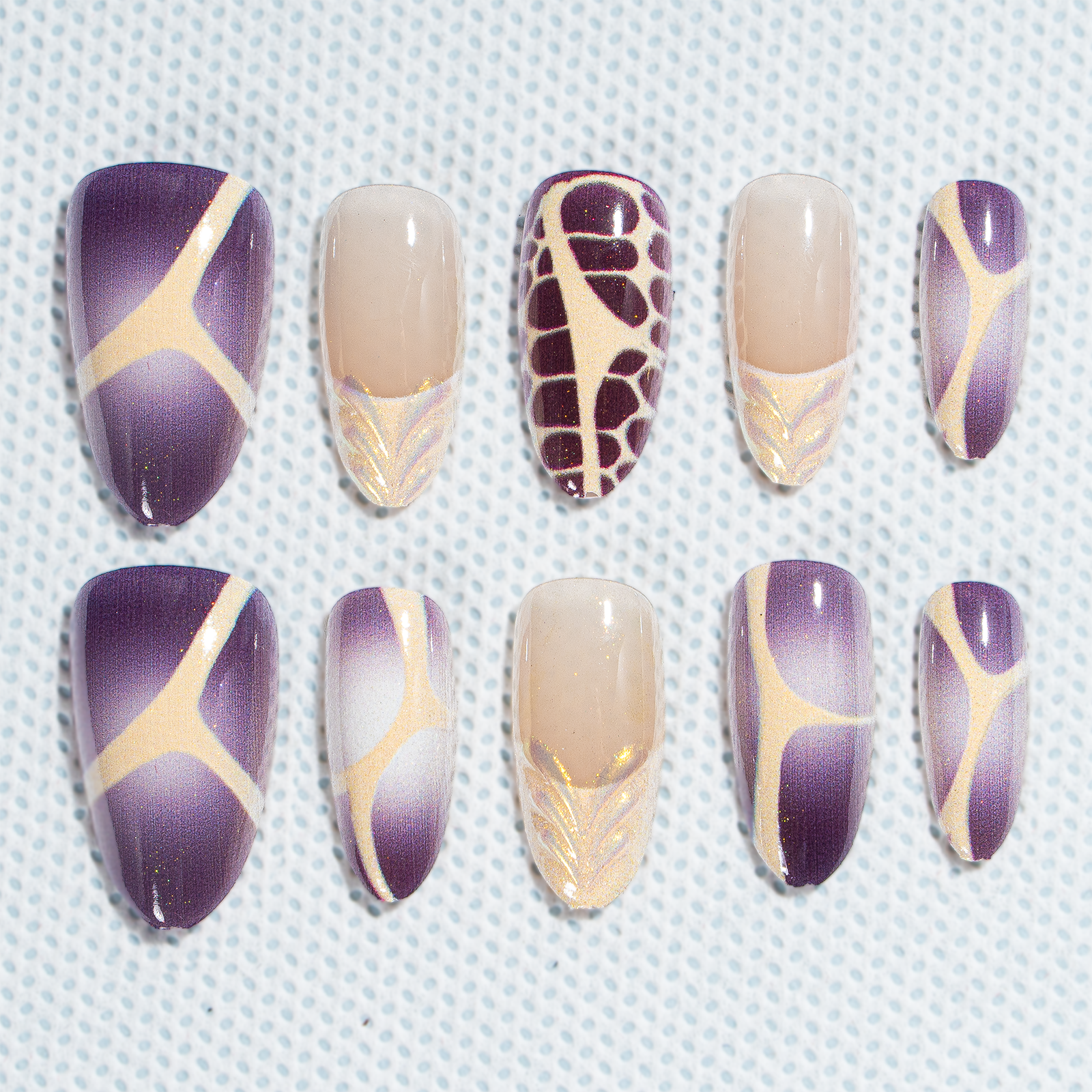 15 Sizes-30 Pcs 3D Press On nails tk3d02