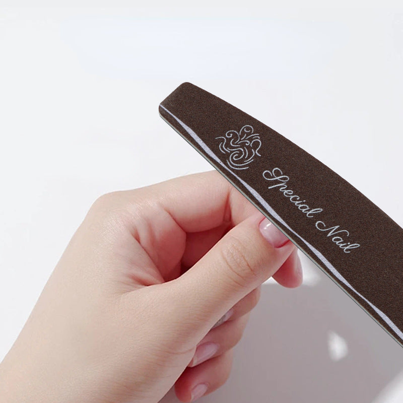 5 PCS  Nail File Set - Includes Sponge File, Emery File, and Wooden File for Manicures